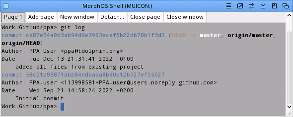 MorphOS et GitHub